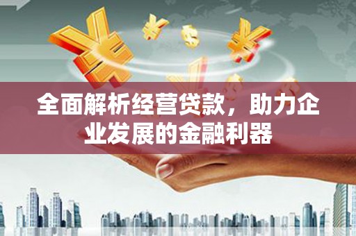 东风全面解析经营贷款，助力企业发展的金融利器