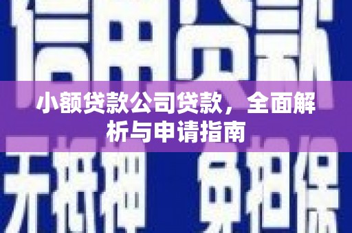 东风小额贷款公司贷款，全面解析与申请指南