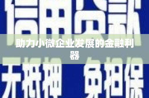 东风助力小微企业发展的金融利器