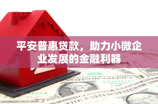 东风平安普惠贷款，助力小微企业发展的金融利器