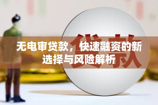 东风无电审贷款，快速融资的新选择与风险解析