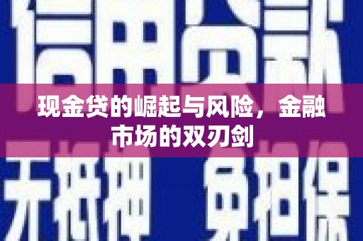 东风现金贷的崛起与风险，金融市场的双刃剑