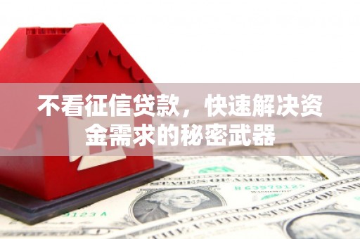 东风不看征信贷款，快速解决资金需求的秘密武器
