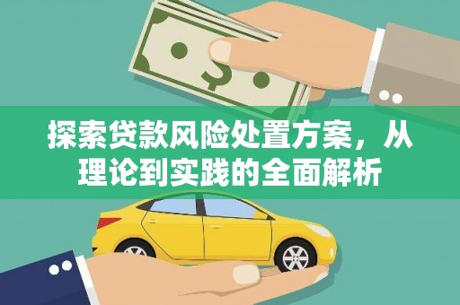 东风探索贷款风险处置方案，从理论到实践的全面解析