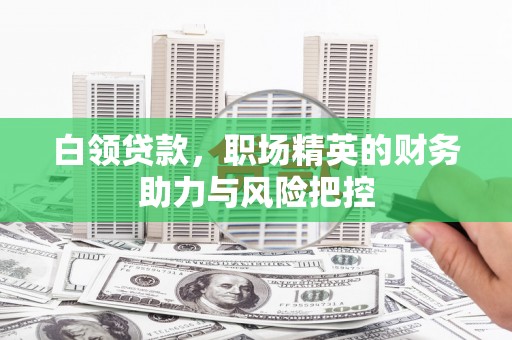 东风白领贷款,职场精英的财务助力与风险把控 东风白领贷款,职场精英的财务助力与风险把控